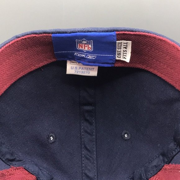 NFL SUPER BOWL XLII 2008 PRE GAME BASEBALL HAT CAP REEBOK Giants Patriots RARE - Picture 7 of 7